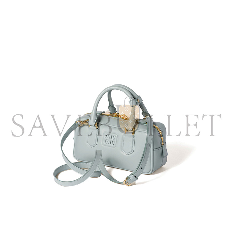 MIU MIU ARCADIE LEATHER BAG 5BB142 (22*10.5*7.5cm)